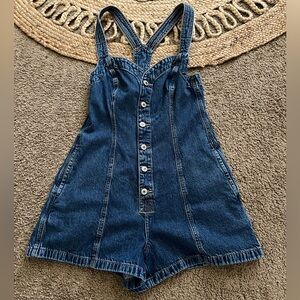 American Eagle Denim Romper - Size 8
